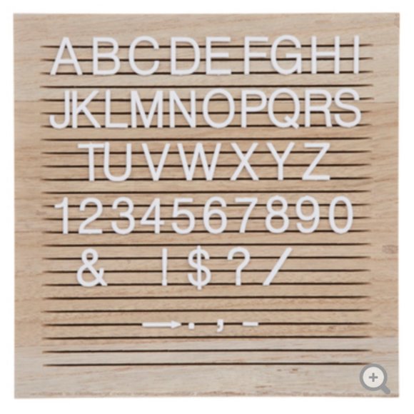 Other - Wooden Letter Board